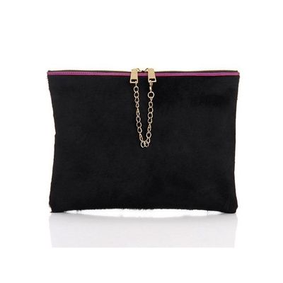 THEHEE Premium Lambskin Detachable Chain Clutch Bag [Purple]