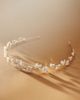 Theia Crystal Floral Headband - 1