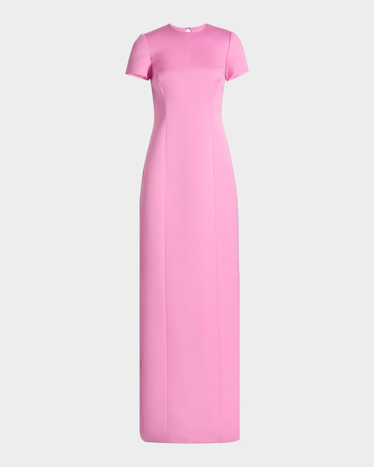 Theia Kyne Duchess Satin Column Gown