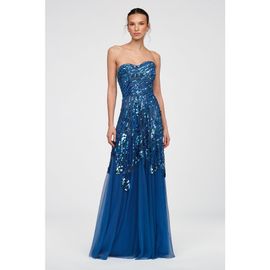 Theia Theia Ariella Hand Beaded Gown