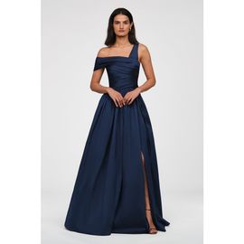 Theia Theia Avery Asymmetric Taffeta Gown