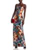 Theia Theia Cleo Printed Strapless Column Gown - 2