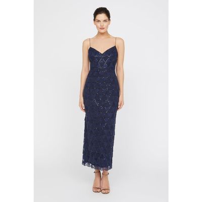 Theia Theia Elsy Textured Tulle Dress