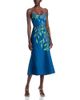 Theia Theia Emmeline Floral Embroidered Column Dress - 1