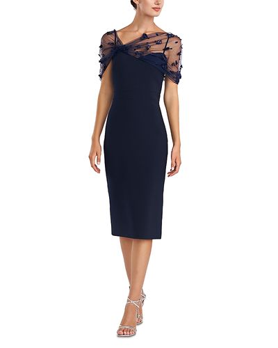 Theia Theia Gia Shawl Dress