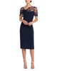 Theia Theia Gia Shawl Dress - 4