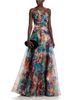 Theia Theia Iona Rosette Draped Gown - 2