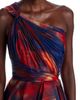 Theia Theia Meadow Printed One Shoulder Gown - 3