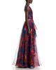 Theia Theia Meadow Printed One Shoulder Gown - 5