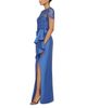 Theia Theia Selena Draped Column Gown - 4