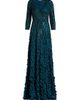 Theia Women's Arabella Beaded A-Line Gown - 1