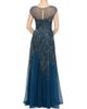 Theia Women's Ava Beaded Cap Sleeve Gown - 4