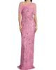 Theia Women's Clover Shawl Beaded Gown - 3