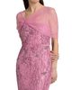 Theia Women's Clover Shawl Beaded Gown - 6