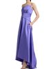 Theia Women's Coco Strapless High-Low Mikado Gown - 4
