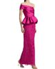 Theia Women's Colby Mikado & Lace One-Shoulder Gown - 2
