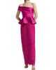 Theia Women's Colby Mikado & Lace One-Shoulder Gown - 3