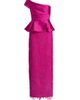 Theia Women's Colby Mikado & Lace One-Shoulder Gown - 8