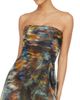Theia Women's Evanthe Abstract Organza Strapless Midi-Dress - 5