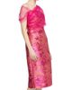 Theia Women's Judy Brocade Asymmetric Shawl Cocktail Dress - 3
