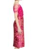 Theia Women's Judy Brocade Asymmetric Shawl Cocktail Dress - 4