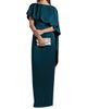 Theia Women's Karis Asymmetric Cape Column Gown - 2