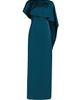 Theia Women's Karis Asymmetric Cape Column Gown - 8