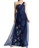 Theia Women's Noemi Floral One-Shoulder Column Gown - 3