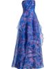 Theia Women's Orelia Organza Strapless Gown - 1