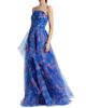 Theia Women's Orelia Organza Strapless Gown - 2