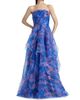 Theia Women's Orelia Organza Strapless Gown - 3