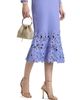 Theia Women's Sia Floral Guipure Lace Knit Midi-Dress - 6