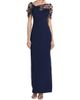 Theia Women's Sophia Beaded Shawl Gown - 3