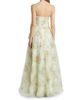 Theia Women's Tanya Organza Strapless A-Line Gown - 5
