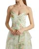 Theia Women's Tanya Organza Strapless A-Line Gown - 6