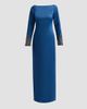 Theia Women's Thea Embellished-Cuff Duchess Satin Gown - 6
