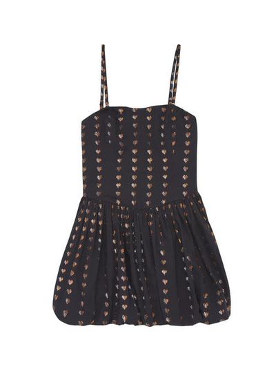 Theme Theme Daniela Lurex Heart Bubble Dress