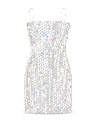 Theme Theme Girls' Davie White Disco Sequin Dress