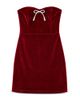 Theme Theme Girls' Ella Wine Stretch Velour Dress - 1