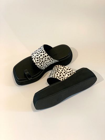 then Jio Shoes_Dalmatian Black