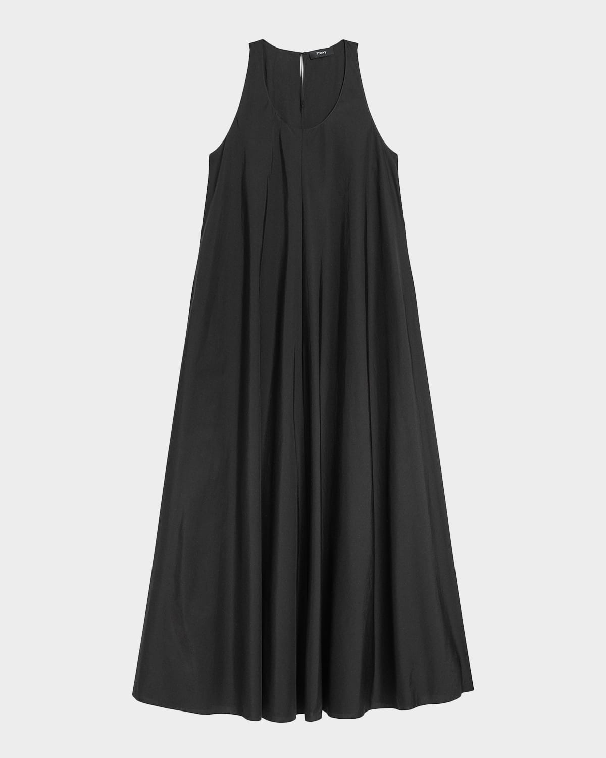 Theory A-Line Cotton Tent Maxi Dress