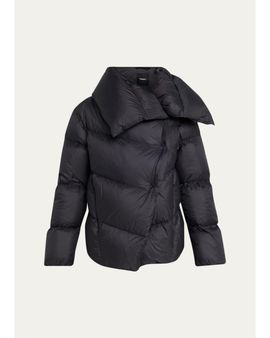 Theory Asymmetric Duvet Puffer Jacket