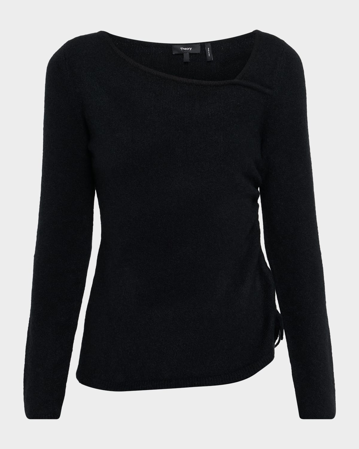 Theory Cashmere-Blend Asymmetric Sweater