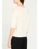 Theory Cashmere Short-Sleeved Crop Sweater - 3