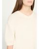 Theory Cashmere Short-Sleeved Crop Sweater - 5
