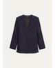 Theory Collarless V-Neck Blazer - 1