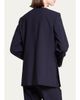 Theory Collarless V-Neck Blazer - 2