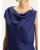 Theory Cowlneck Satin Blouse - 5