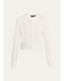 Theory Crewneck Cashmere Cardigan