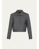 Theory Cropped Harrington Jacket - 1